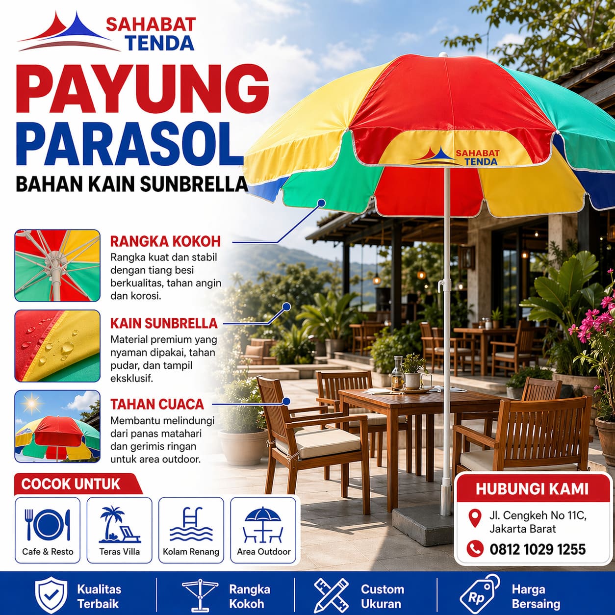 Distributor Supplier Payung Parasol