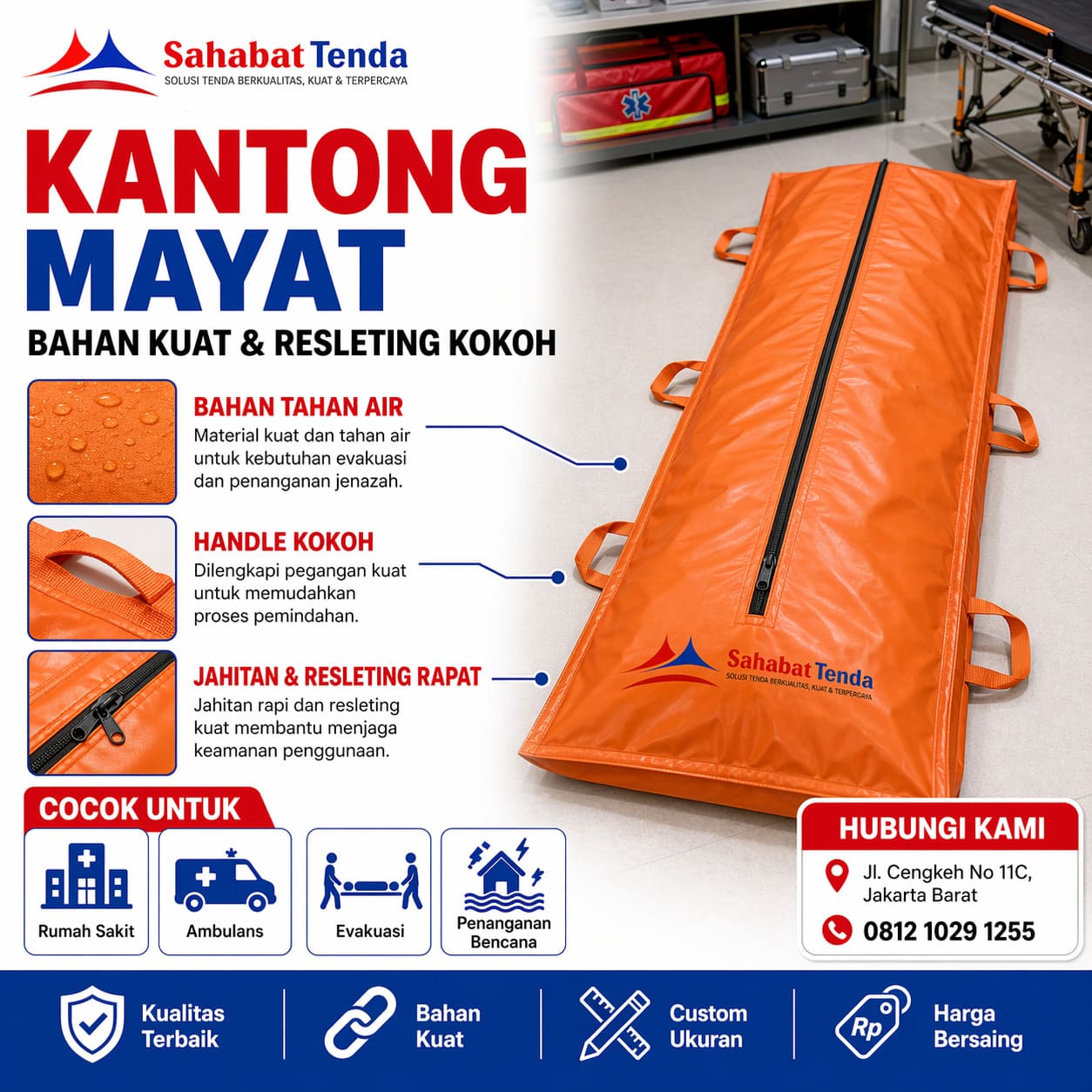 Distributor Supplier Produsen Kantong Mayat