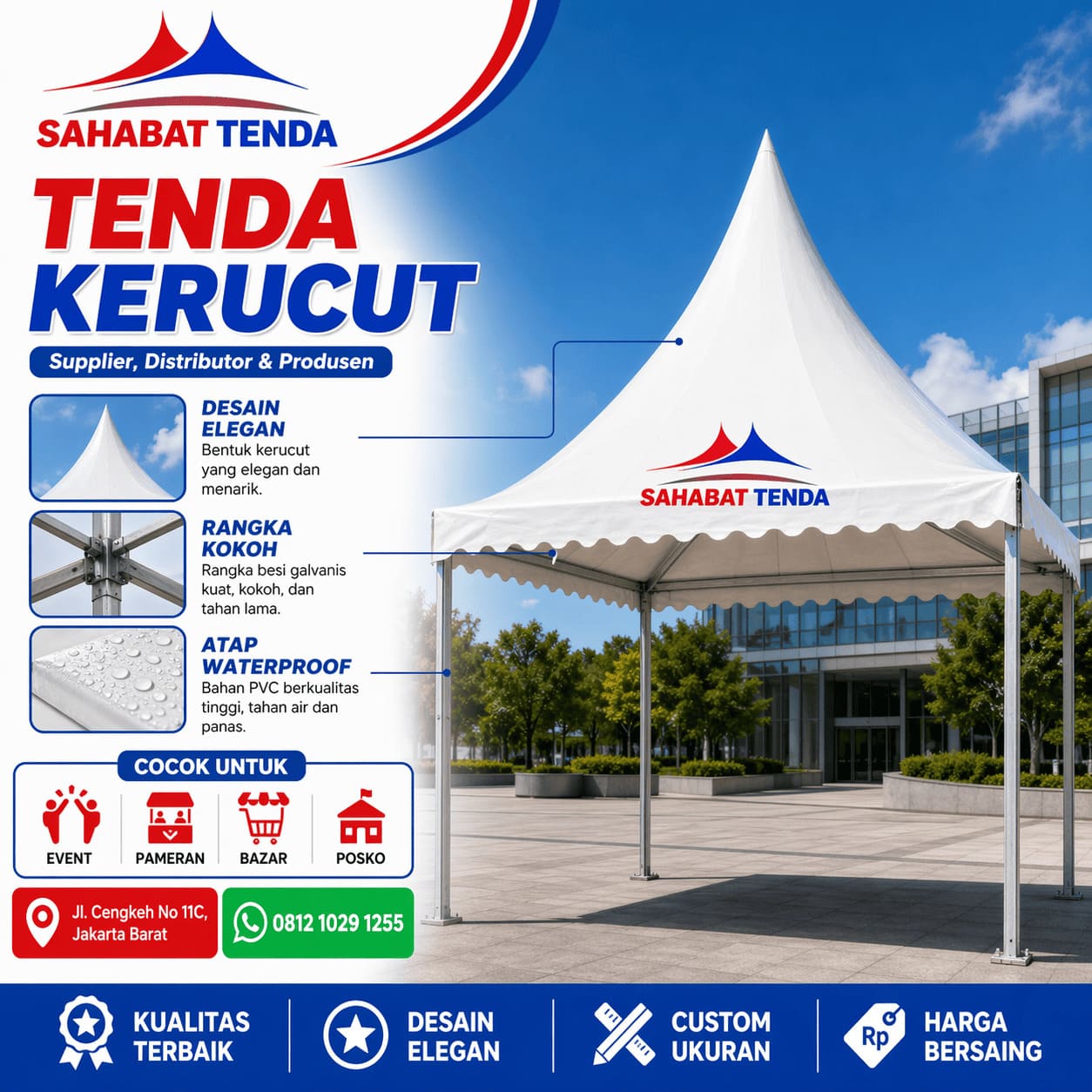 Distributor Supplier Produsen Tenda Kerucut