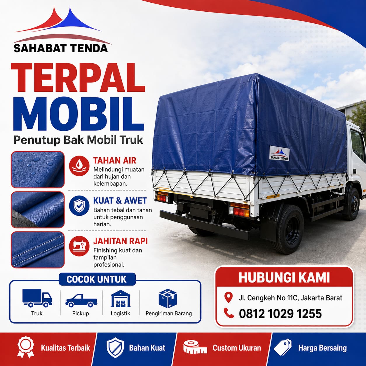 Distributor Supplier Produsen Terpal Mobil
