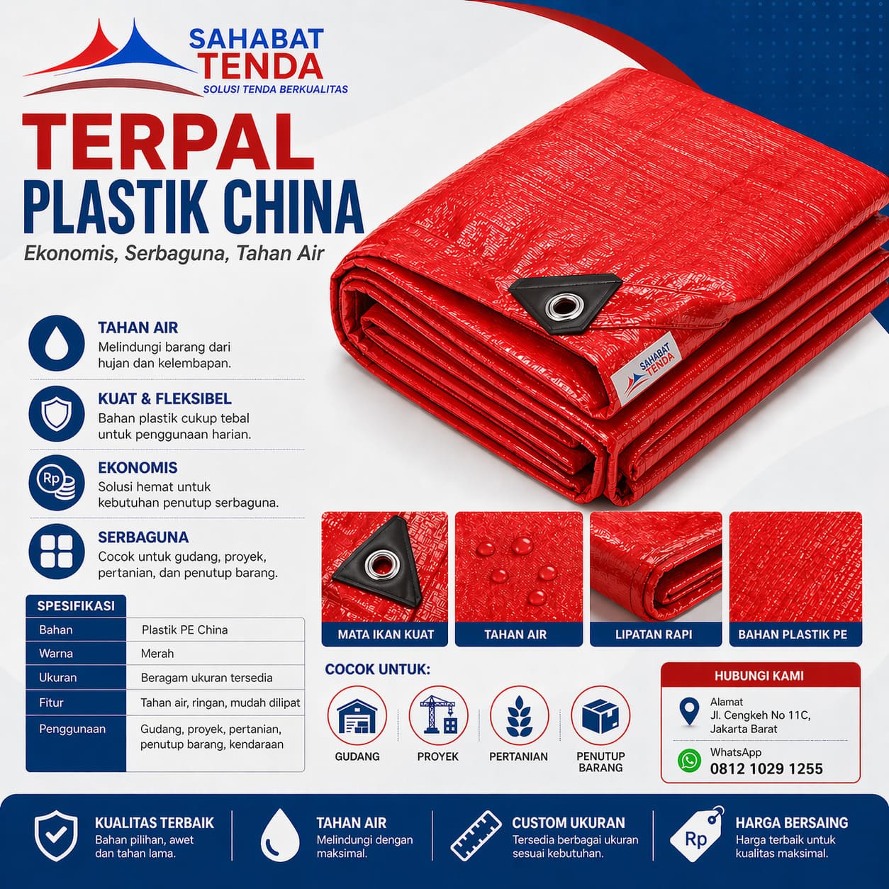 Distributor Supplier Terpal Plastik China